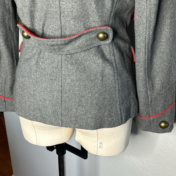 Aratta Silent Journey double breasted wool pea coat - Picture 7 of 9